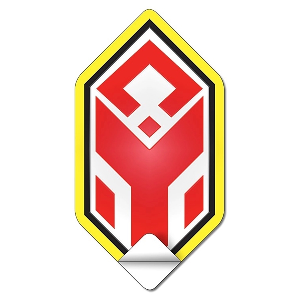 Custom Size / Shape (2 up) -Sticker / Decal / Label... from ASI 91760 Tradenet Publishing / TradeNet Line