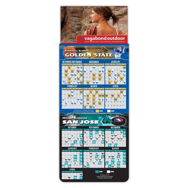 Magna-Card Business Card Magnet - Basketball/Hockey Combo Sc... from ASI 91760 Tradenet Publishing / TradeNet Line