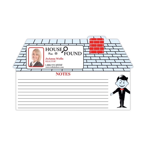 Mini Memo Board Shape - 8x4.75 Laminated - HOUSE / HOME... from ASI 91760 Tradenet Publishing / TradeNet Line