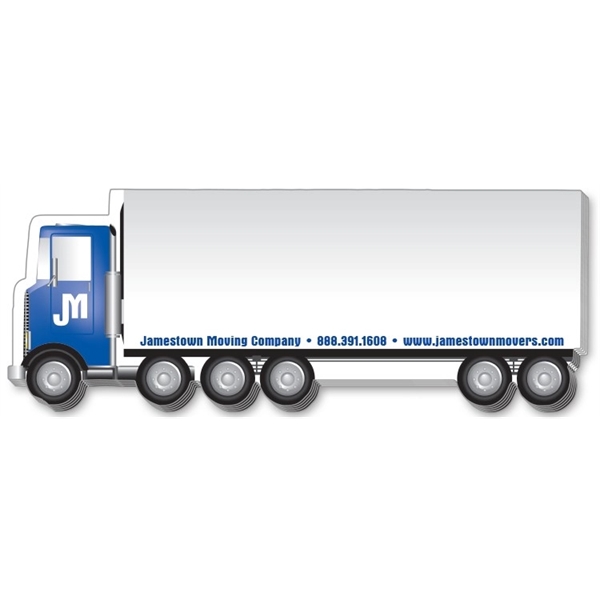 Stik-ON Shape Adhesive Notes - Truck with Trailer (7x2.62... from ASI 91760 Tradenet Publishing / TradeNet Line