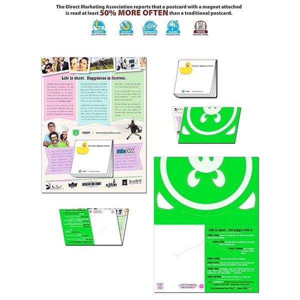 Folded UV-Coated (1S) Postcard - 8.5x5.5 folded - 8 pt. w/... from ASI 91760 Tradenet Publishing / TradeNet Line