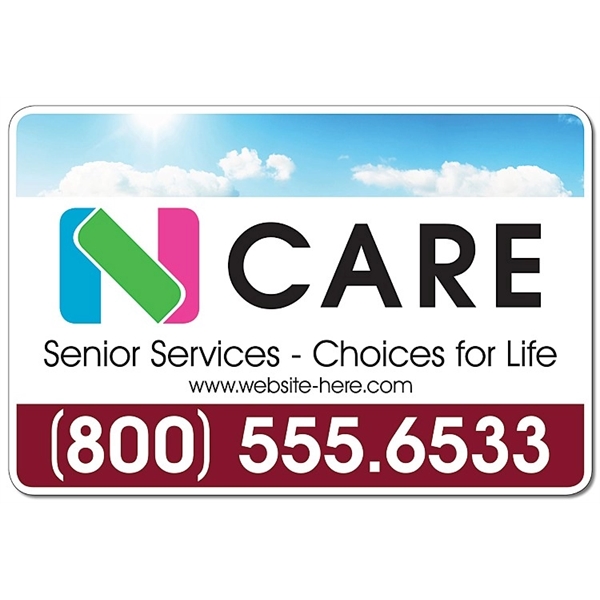 Health Magnetic Car/Truck/Auto/Vehicle Signs - 12x18 Round C... from ASI 91760 Tradenet Publishing / TradeNet Line