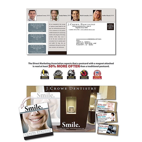 Health Magna-Peel Postcard (10.5x5.5) with 3 Perforated Coup... from ASI 91760 Tradenet Publishing / TradeNet Line