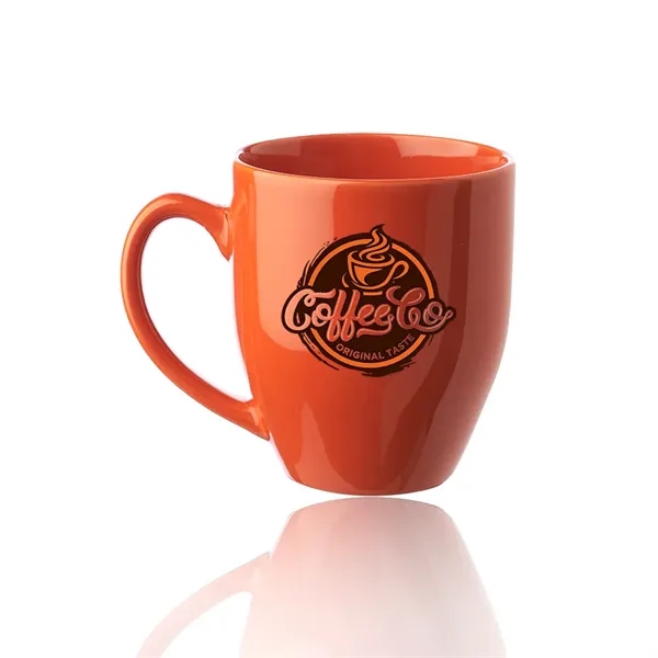 16 oz. bistro glossy coffee mug with tapered bottom.... from ASI 39552 BEL Promo