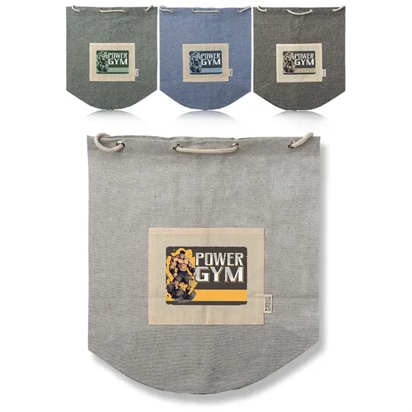 Recycled cotton rope backpack with drawstring closure.... from ASI 39552 BEL Promo