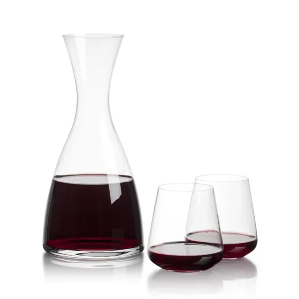 All New Barham Carafe Set with our Breckland Stemless Wine Glasses.... from ASI 84592 St Regis Group