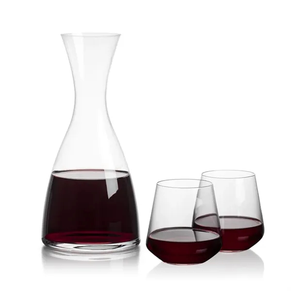 All New Barham Carafe Set with our Cannes Stemless Wine Glasses.... from ASI 84592 St Regis Group
