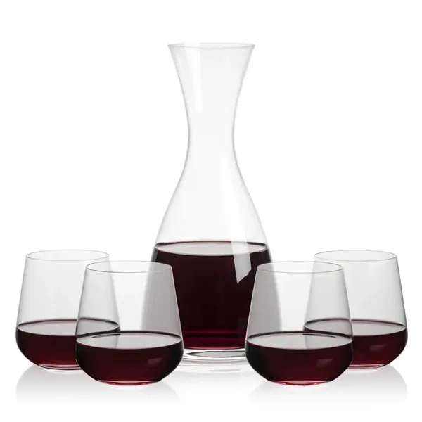 All New Barham Carafe Set with our Howden Stemless Wine Glasses.... from ASI 84592 St Regis Group