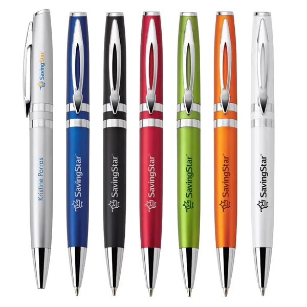 With her fancy chrome rings, tip and clip, and low lead... from ASI 88660 Spector & Co.