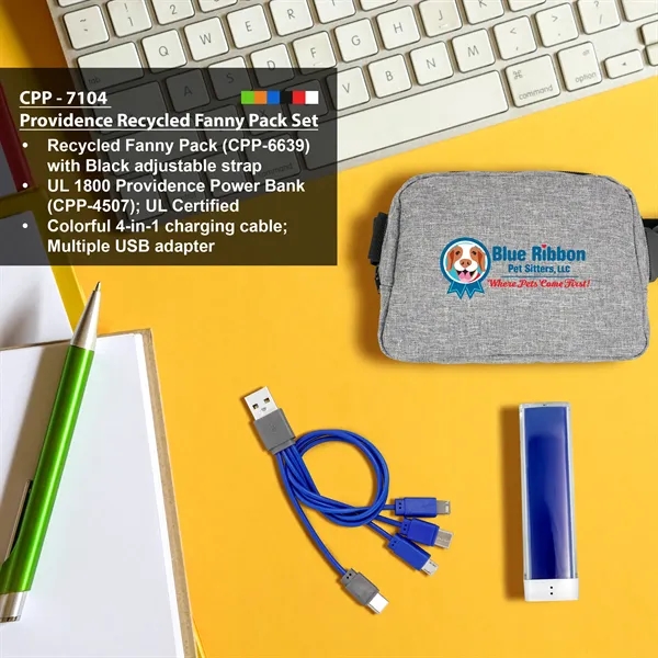 PROVIDENCE RECYCLED FANNY PACK SET... from ASI 30208 A P Specialties / AP Specialties