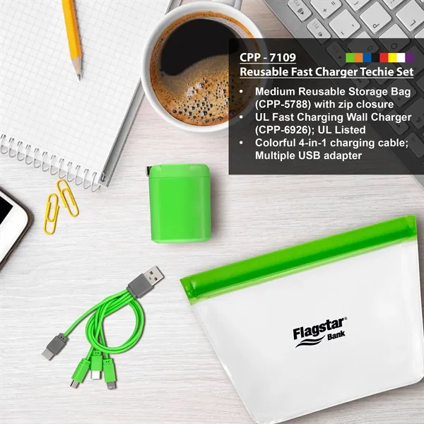 REUSABLE FAST CHARGER TECHIE SET... from ASI 30208 A P Specialties / AP Specialties