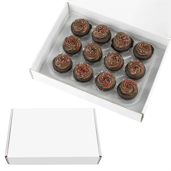Valentine's Day Signature Bite-Size Chocolate Cupcakes includes 12 cupcakes, each crafted... from ASI 71685 Midnite Snax®