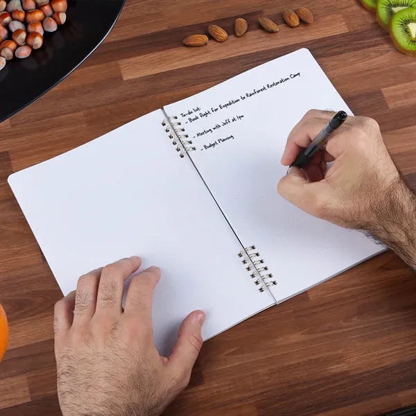 A large notebook, with a cover derived from organic fruit fibers... from ASI 61966 HPG / HandStands