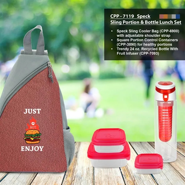 SPECK SLING PORTION & BOTTLE LUNCH SET... from ASI 30208 A P Specialties / AP Specialties