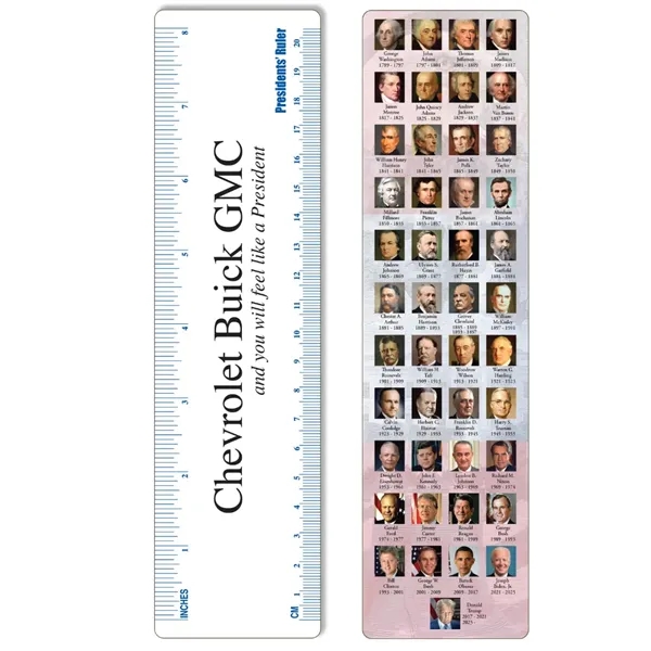 U.S. Presidents ruler is a useful tool and great giveaway!... from ASI 42393 Budgetcard Inc