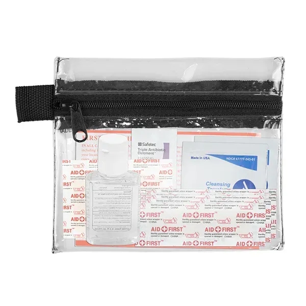 9 piece first aid kit with bandages, citrus-scented hand sanitizer gel,... from ASI 62660 Innovation Line