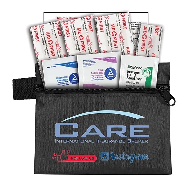 8 piece first aid kit in a zippered pouch... from ASI 62660 Innovation Line