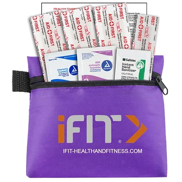 8 piece first aid kit in a zippered pouch... from ASI 62660 Innovation Line