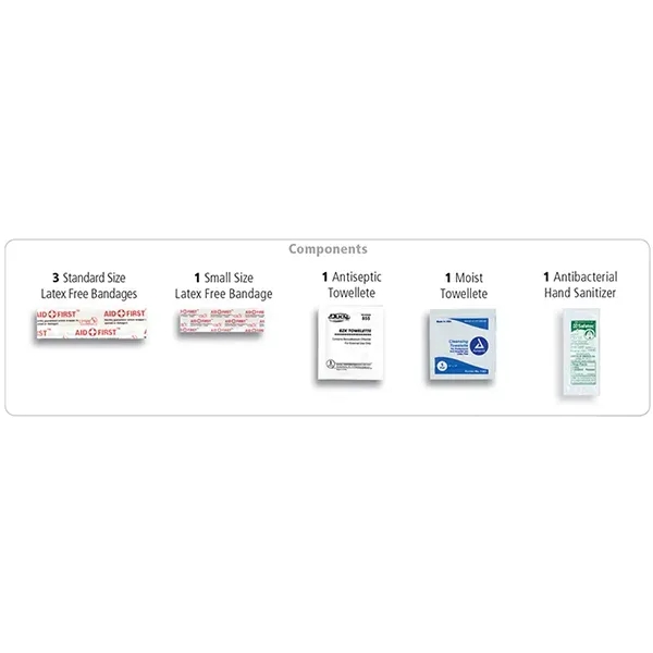 8 piece first aid kit in a zippered pouch... from ASI 62660 Innovation Line