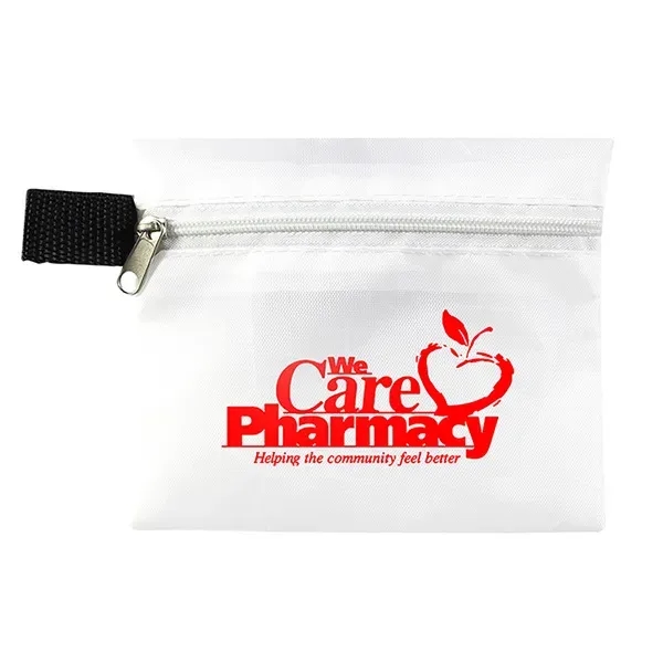 10 piece first aid kit with zippered pouch, bandages, towelettes, hand... from ASI 62660 Innovation Line