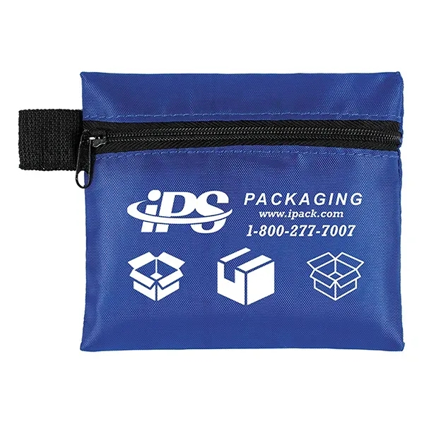5" x 4 1/4" polyester and vinyl zippered pouch with 10-piece... from ASI 62660 Innovation Line