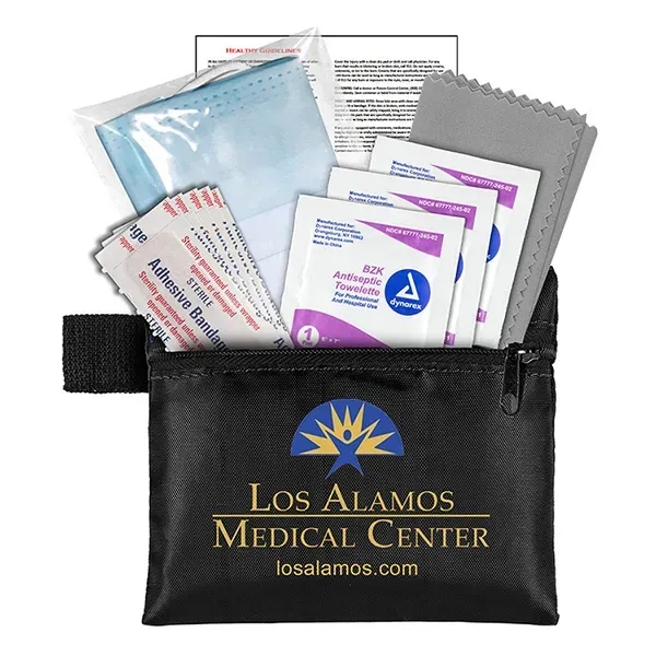 5" x 4 1/4" polyester and vinyl zip pouch with 11... from ASI 62660 Innovation Line