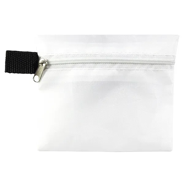 5" x 4 1/4" polyester and vinyl zip pouch with 11... from ASI 62660 Innovation Line