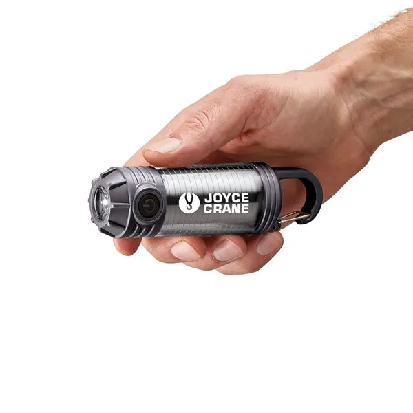 5" long LED rechargeable compact lantern and flashlight with a carabiner... from ASI 46170 Compass Industries Inc