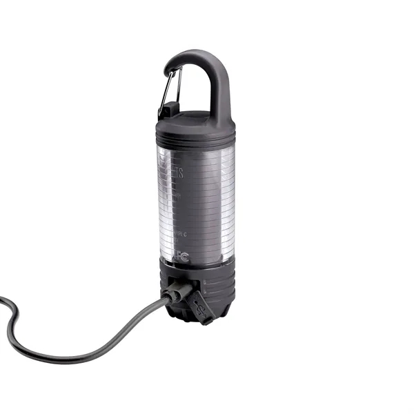 5" long LED rechargeable compact lantern and flashlight with a carabiner... from ASI 46170 Compass Industries Inc