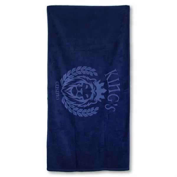 100% cotton terry velour beach towel that measures 30" x 60"... from ASI 79750 Pro Towels