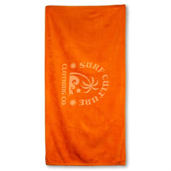 100% cotton terry velour beach towel that measures 30" x 60"... from ASI 79750 Pro Towels