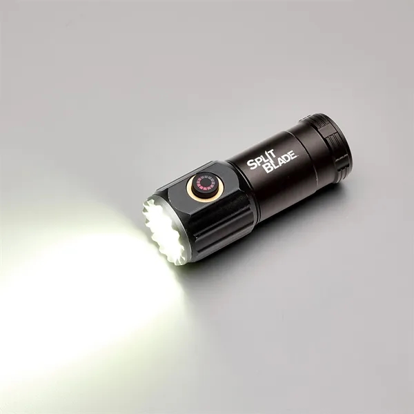 3.1" long LED rechargeable micro flashlight packs a serious punch at... from ASI 46170 Compass Industries Inc