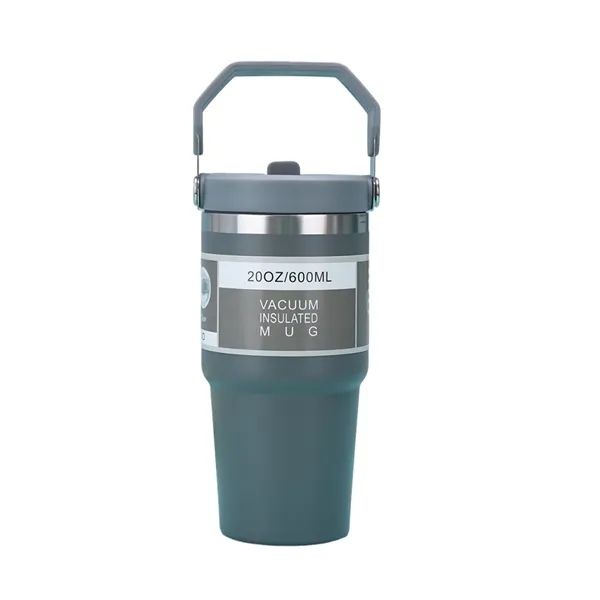 20 oz. double-wall insulated thermal tumbler with handle and imprint option... from ASI 37218 Athena Promo (tm)