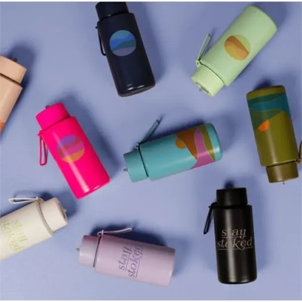 With double-wall stainless steel construction, these colorful hydration bottles will keep... from ASI 74710 Numo
