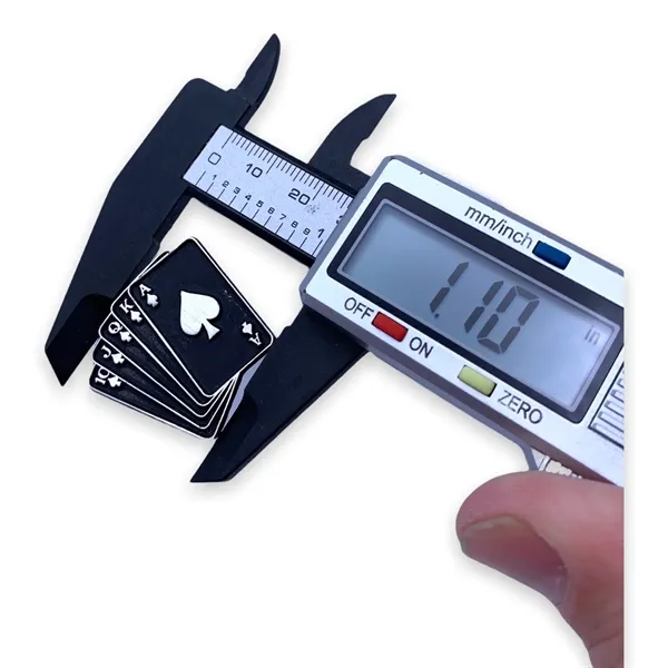 Royal flush lapel pin. Blank.... from ASI 96235 Wehr Industries Inc