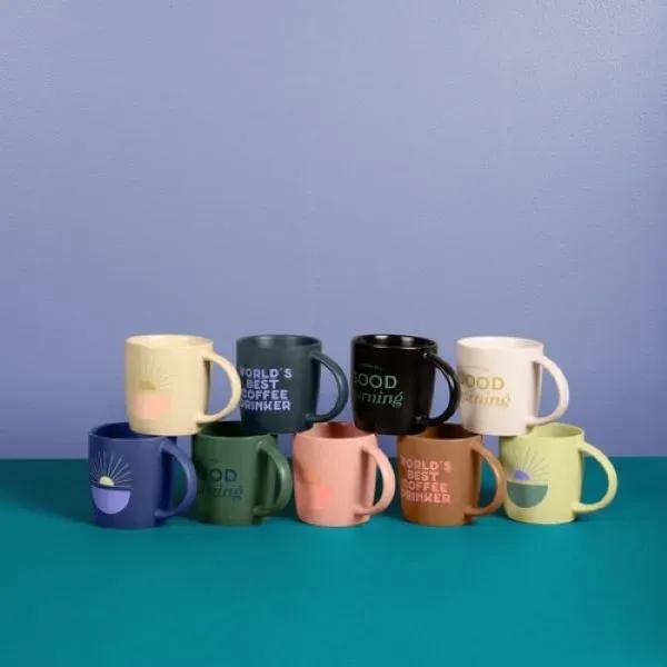 The Curva Mug is a 13-ounce matte mug, it comes in... from ASI 74710 Numo