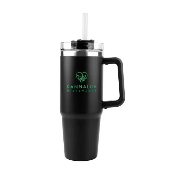 30-ounce stainless steel travel mug with double-wall insulation and straw lid.... from ASI 98360 WOWLine / WOWLine®