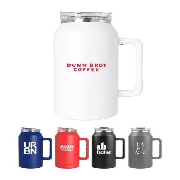 50-ounce stainless steel travel mug with double-wall insulation and lid.... from ASI 98360 WOWLine / WOWLine®