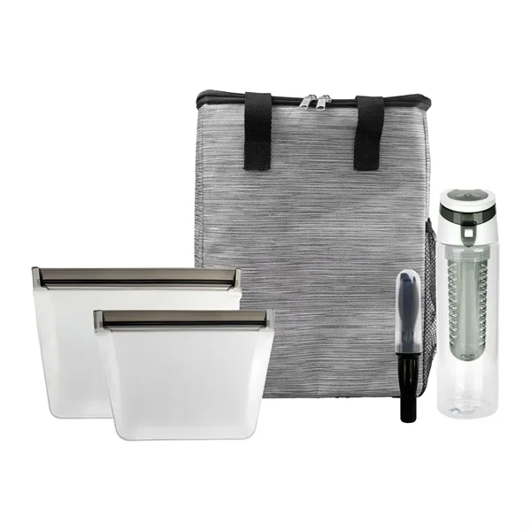 Reusable Beverage & Cutlery Tote Set... from ASI 30208 A P Specialties / AP Specialties