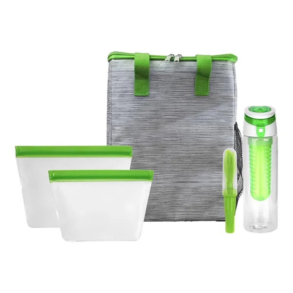 Reusable Beverage & Cutlery Tote Set... from ASI 30208 A P Specialties / AP Specialties