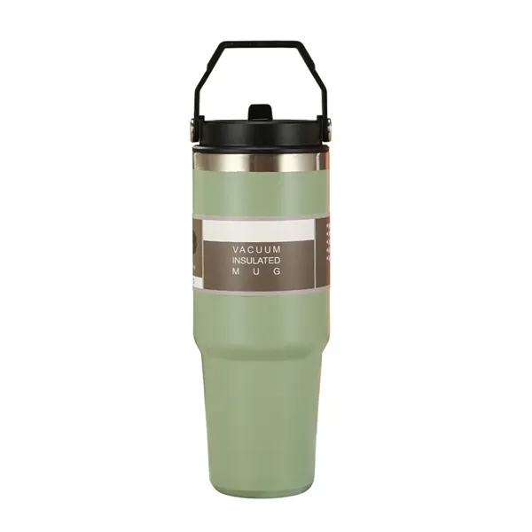 30 oz. double-wall insulated thermal tumbler with handle and imprint option... from ASI 37218 Athena Promo (tm)