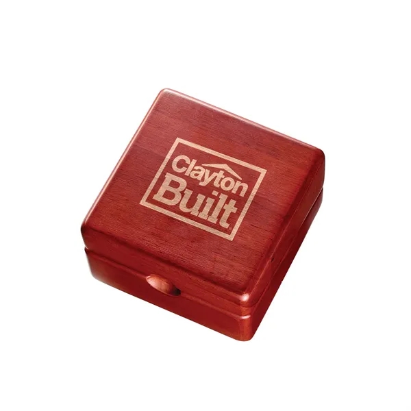 A combination wooden box clock and compass makes a classic executive... from ASI 46170 Compass Industries Inc