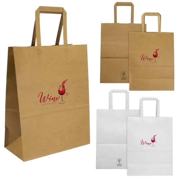 MEDIUM FSC PAPER BAG... from ASI 30208 A P Specialties / AP Specialties