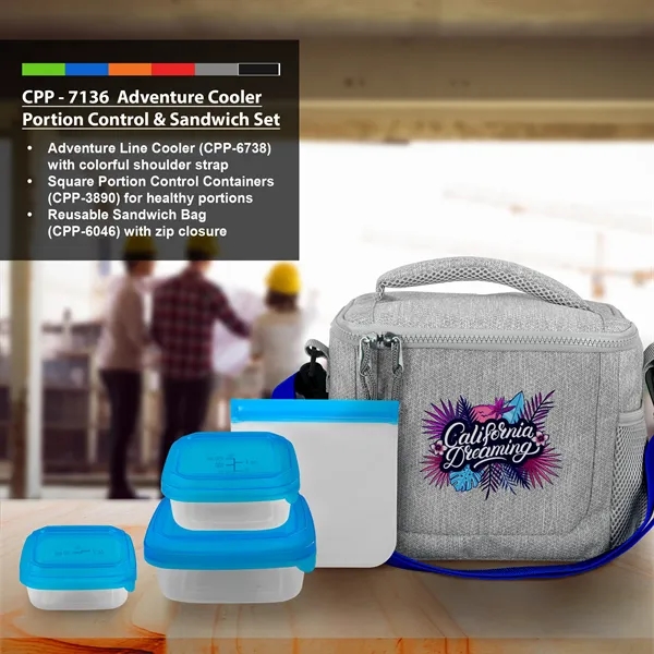 Adventure Cooler Portion Control & Sandwich Set... from ASI 30208 A P Specialties / AP Specialties