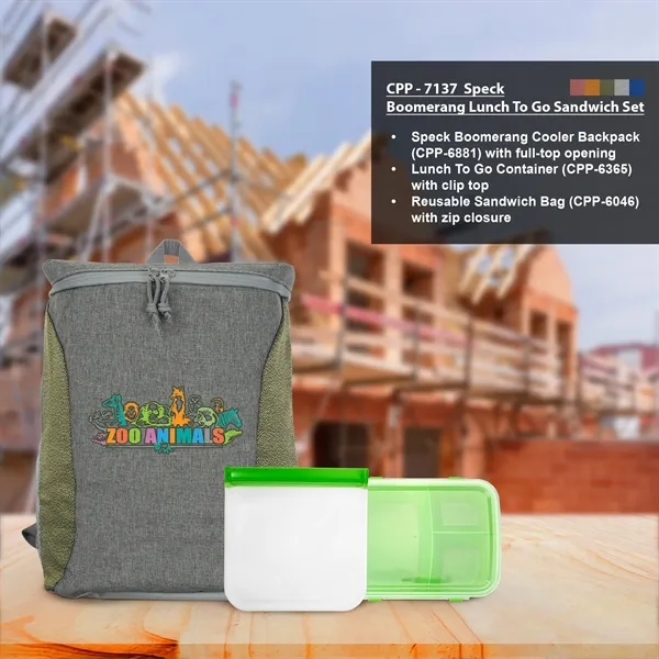 SPECK BOOMERANG LUNCH TO GO SANDWICH SET... from ASI 30208 A P Specialties / AP Specialties