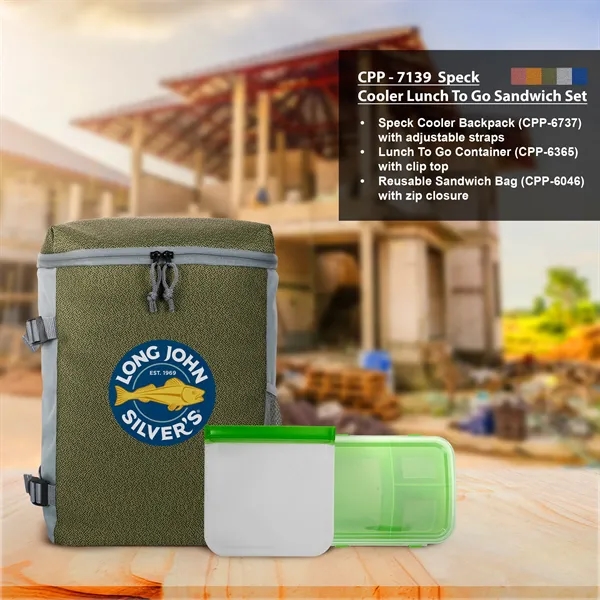 SPECK COOLER LUNCH TO GO SANDWICH SET... from ASI 30208 A P Specialties / AP Specialties
