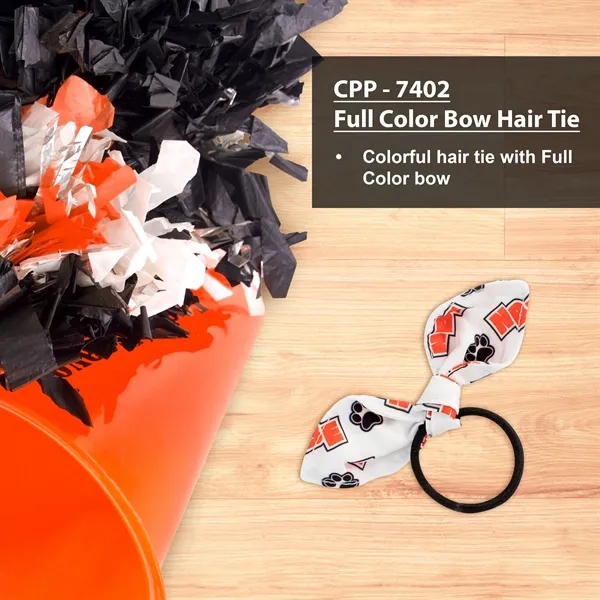 Full Color Bow Hair Tie... from ASI 30208 A P Specialties / AP Specialties