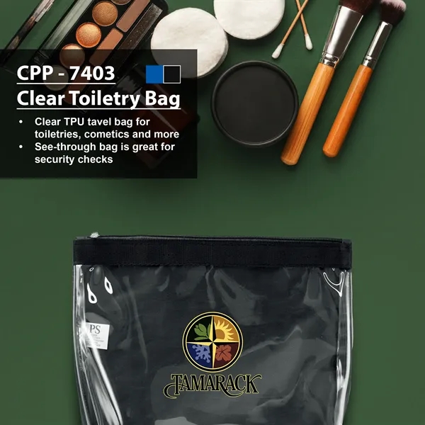 Clear Toiletry Bag... from ASI 30208 A P Specialties / AP Specialties