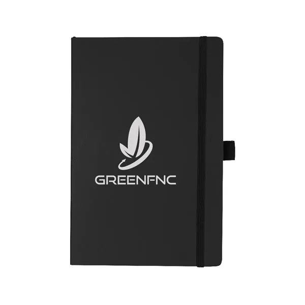 100 lined page notebook with bookmark, strap closure, pen loop and... from ASI 61125 Hit Promotional Products / Hit®