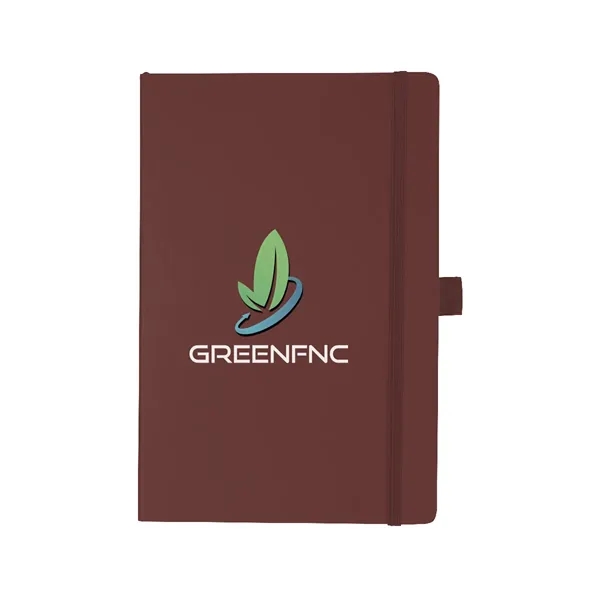 100 lined page notebook with bookmark, strap closure, pen loop and... from ASI 61125 Hit Promotional Products / Hit®
